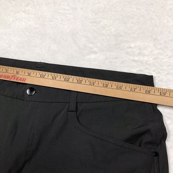 LULULEMON Commission Pant Men 38 (36x33) Charcoal Gray Classic Warpstreme Chino - Picture 6 of 14